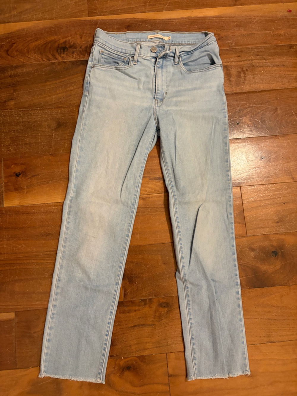 Levi's 724 High Rise Straight Light Blue Jeans
